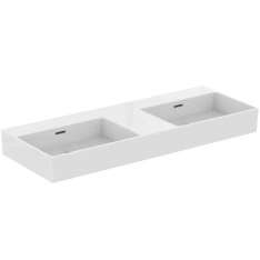 Podwójna prostokątna umywalka ceramiczna Ideal Standard Extra - T391101