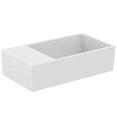 Prostokątna ceramiczna umywalka z ręcznym spłukiwaniem Ideal Standard Extra - T391901