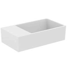 Prostokątna ceramiczna umywalka z ręcznym spłukiwaniem Ideal Standard Extra - T392101