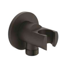 Uchwyt na słuchawkę prysznicową z kolankiem zasilającym Ideal Standard Idealrain Matt Black - BC807