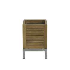 Sadzarka ze stali nierdzewnej Il Giardino di Legno GEO