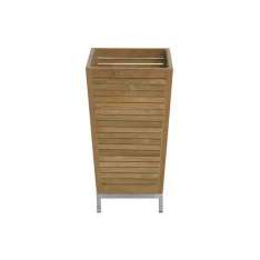 Wysoka sadzarka z drewna tekowego Il Giardino di Legno OBELISK