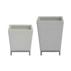 Sadzarka z włókna syntetycznego Il Giardino di Legno OZONE