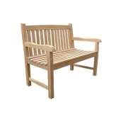 Drewniana ławka ogrodowa z podłokietnikami Il Giardino di Legno Classica