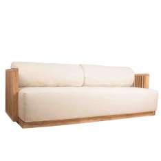 Sofa ogrodowa z drewna tekowego Il Giardino di Legno Code