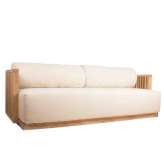 Sofa ogrodowa z drewna tekowego Il Giardino di Legno Code