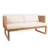 Sofa ogrodowa z drewna tekowego Il Giardino di Legno Code