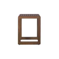 Kwadratowy stolik kawowy z drewna tekowego Il Giardino di Legno Dual