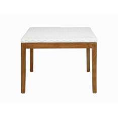 Niski kwadratowy stolik ogrodowy z włókna syntetycznego Il Giardino di Legno Fiji