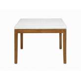 Niski kwadratowy stolik ogrodowy z włókna syntetycznego Il Giardino di Legno Fiji