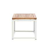 Niski kwadratowy stolik ogrodowy Il Giardino di Legno LEI