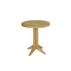 Okrągły drewniany stolik ogrodowy Il Giardino di Legno Macao