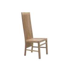 Krzesło ogrodowe z drewna tekowego z wysokim oparciem Il Giardino di Legno Ratio