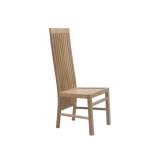 Krzesło ogrodowe z drewna tekowego z wysokim oparciem Il Giardino di Legno Ratio
