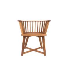 Drewniane krzesło ogrodowe z podłokietnikami Il Giardino di Legno REmix