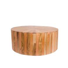 Okrągły drewniany stolik ogrodowy Il Giardino di Legno REmix