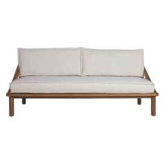 Dwuosobowa sofa ogrodowa z tkaniny Il Giardino di Legno Ring