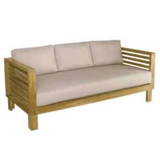 Drewniana sofa ogrodowa 3-osobowa Il Giardino di Legno Saint Tropez