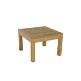 Niski kwadratowy drewniany stolik ogrodowy Il Giardino di Legno Savana