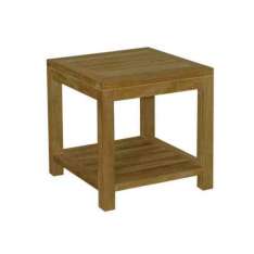 Kwadratowy drewniany stolik ogrodowy Il Giardino di Legno Savana