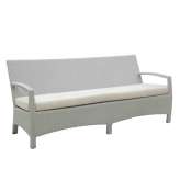 3-osobowa sofa ogrodowa z włókna syntetycznego Il Giardino di Legno Tonga