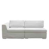 Modułowa sofa ogrodowa z tkaniny Il Giardino di Legno Zefiro