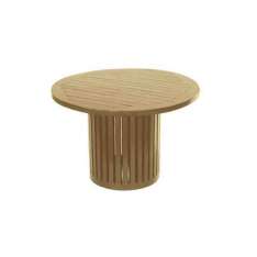 Niski okrągły drewniany stolik ogrodowy Il Giardino di Legno TENNIS