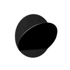 Naścienny wieszak na płaszcze z malowanej proszkowo stali In Stock KONSTANTIN SLAWINSKI - OTIS BLACK