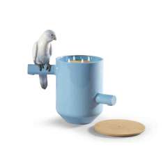 Porcelanowy świecznik In Stock LLADRÓ - PARROT'S SCENTED TREASURE