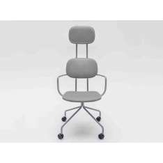 Krzesło biurowe z podłokietnikami na kółkach In Stock MDD - NEW SCHOOL N-68156