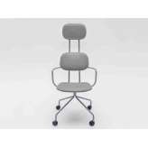 Krzesło biurowe z podłokietnikami na kółkach In Stock MDD - NEW SCHOOL N-68156