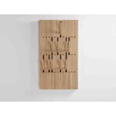 Ścienny dębowy wieszak na ubrania In Stock PER-USE - PIANO OAK
