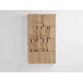 Ścienny dębowy wieszak na ubrania In Stock PER-USE - PIANO OAK