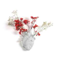 Wazon porcelanowy In Stock SELETTI - LOVE IN BLOOM WHITE