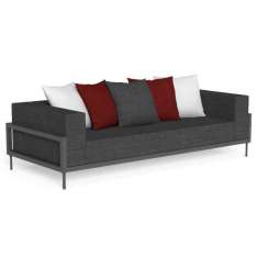 3-osobowa sofa ogrodowa z tkaniny In Stock TALENTI - CLEO ALU