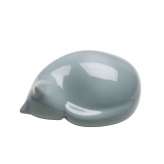 Ceramiczny przedmiot dekoracyjny In Stock VITRA - RESTING CAT LIGHT BLUE