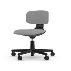 Obrotowe krzesło biurowe z tkaniny z podstawą 5-Spoke na kółkach In Stock VITRA - ROOKIE