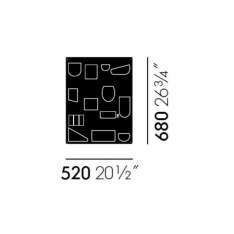 Pojemnik z tworzywa ABS In Stock VITRA - UTEN.SILO II BLACK