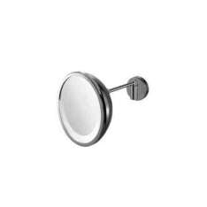 Naścienne okrągłe lustro do golenia z wbudowanym oświetleniem Inda® AV158A