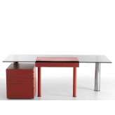 Prostokątne kryształowe biurko gabinetowe Italy Dream Design ABA