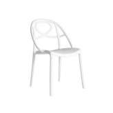 Krzesło plastikowe z możliwością układania w stosy Italy Dream Design ARABESQUE