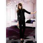 Prostokątny skórzany dywanik w nowoczesnym stylu w jednolitym kolorze Italy Dream Design GINA