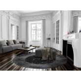 Dywanik konopny okrągły Italy Dream Design GIOTTO LUREX