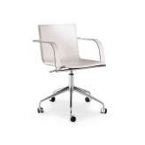 Krzesło biurowe z regulacją wysokości i podstawą 5-Spoke z podłokietnikami Italy Dream Design MALENA