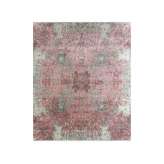 Ręcznie wykonany prostokątny dywanik Jaipur Rugs Amidst JWS-01 Medium Blue/Peony