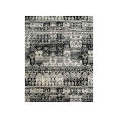 Ręcznie wykonany prostokątny dywanik Jaipur Rugs Anthar SRB-652 White/Ebony