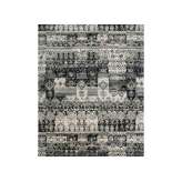 Ręcznie wykonany prostokątny dywanik Jaipur Rugs Anthar SRB-652 White/Ebony