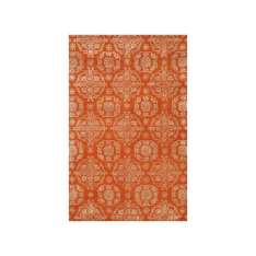 Ręcznie wykonany prostokątny dywanik Jaipur Rugs MIEL TAQ-330 Orange Rust/Beige