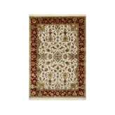 Ręcznie robiony dywanik Jaipur Rugs EDONIA QNQ-02 Medium Ivory/Red