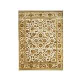 Ręcznie robiony dywanik Jaipur Rugs KAIMI QNQ-21 Medium Ivory/Light Gold